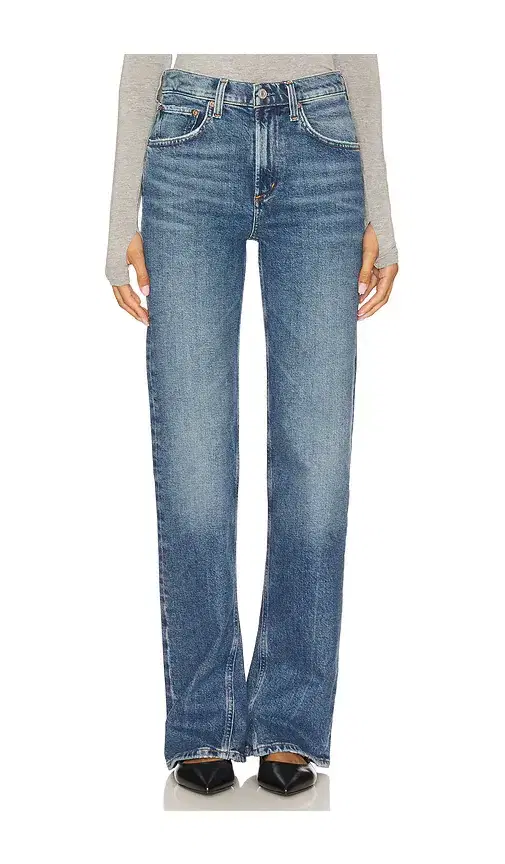 AGOLDE Mid Rise Kick Boot Jeans