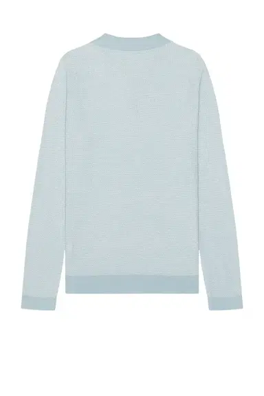 onia Cotton Textured Knit Long Sleeve Polo | Thumbnail 2