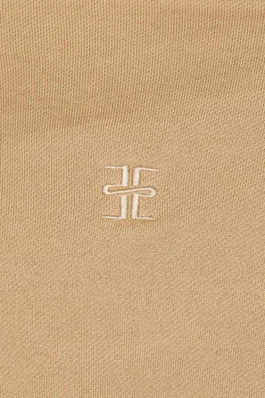 ÉTERNE Cropped Half Zip Sweatshirt | Thumbnail 5