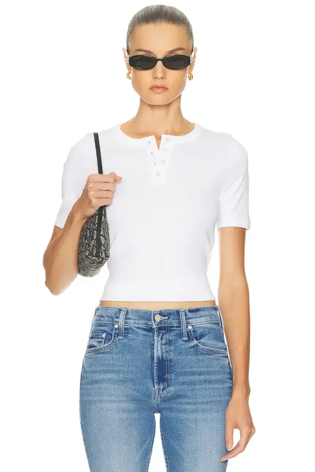 FLORE FLORE Jess Short Sleeve Top