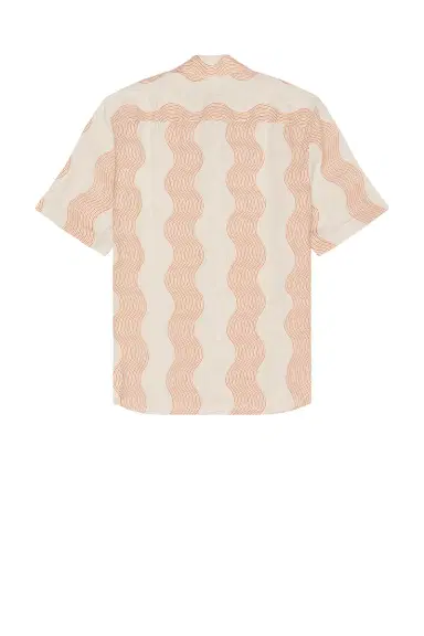 Frescobol Carioca Castro Duo Cabana Stripe Short Sleeve Shirt | Thumbnail 4
