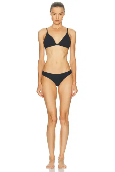 Negative Underwear Pointelle Dipped Thong | Thumbnail 6