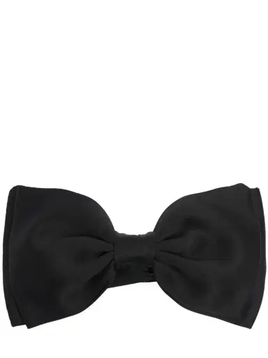 LARDINI Satin Bow Tie | Thumbnail 1