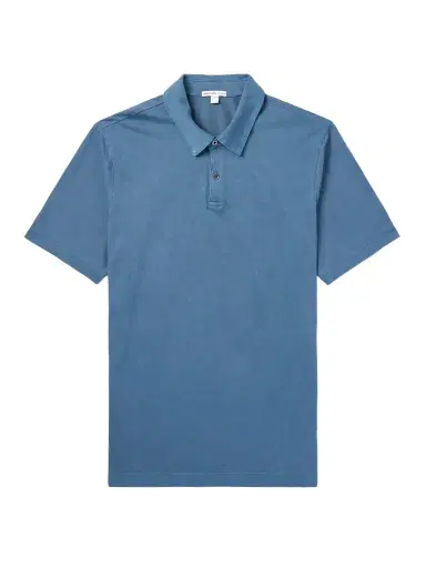 James Perse Supima Cotton-Jersey Polo Shirt - Men | Thumbnail 1 James Perse Supima Cotton-Jersey Polo Shirt - Men | Thumbnail 1