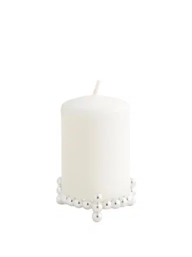 Christofle Perles Silver-plated Candle Holder | Thumbnail 1 Christofle Perles Silver-plated Candle Holder | Thumbnail 1