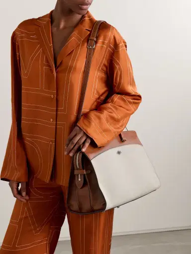 Métier Private Eye Leather And Linen Tote | Thumbnail 6