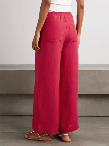 Eres L'intemporel Select Linen Wide-leg Pants | Thumbnail 4