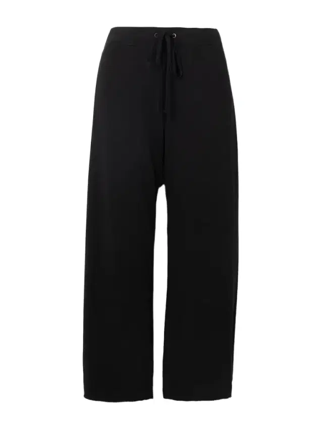 Cropped Brushed Cotton-terry Track Pants