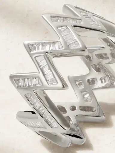 KOLOURS JEWELRY Creo 14-karat White Gold Diamond Ring | Thumbnail 3 KOLOURS JEWELRY Creo 14-karat White Gold Diamond Ring | Thumbnail 3