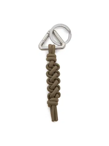 Bottega Veneta Men's Scoubidou Key Ring - Cypress Silver | Thumbnail 1
