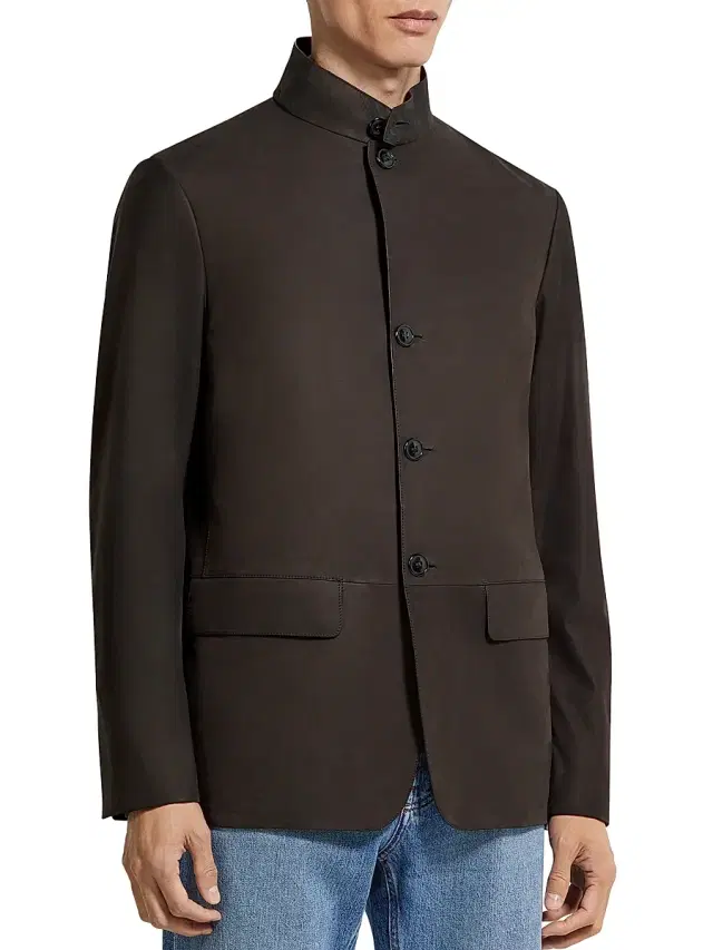 ZEGNA Men's Secondskin Il Conte Jacket - Dark Brown