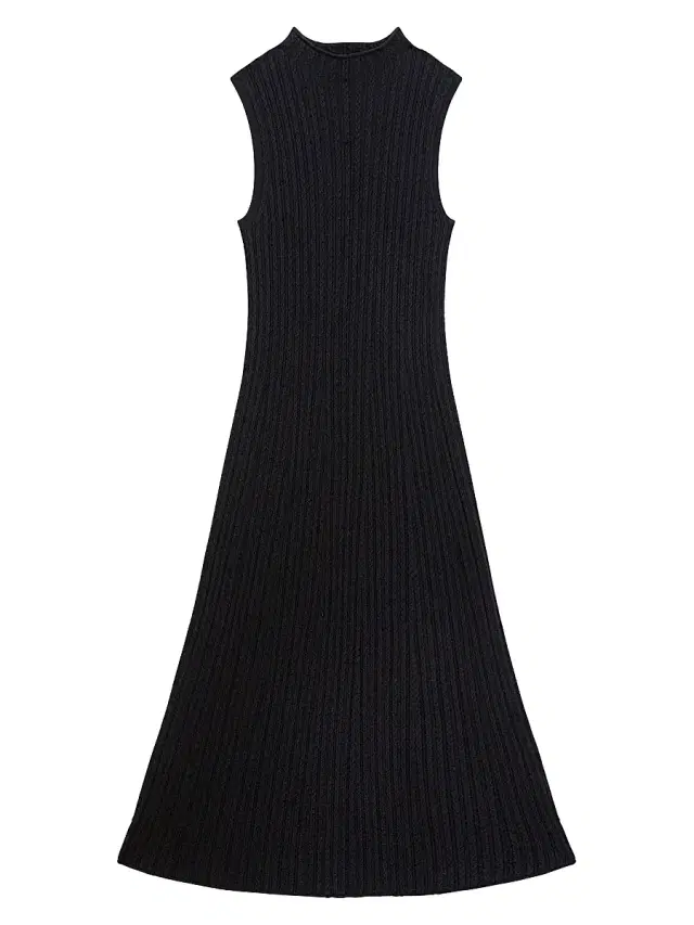 Theory Women's Cable-Knit Wool-Blend Fit & Flare Midi-Dress - Black