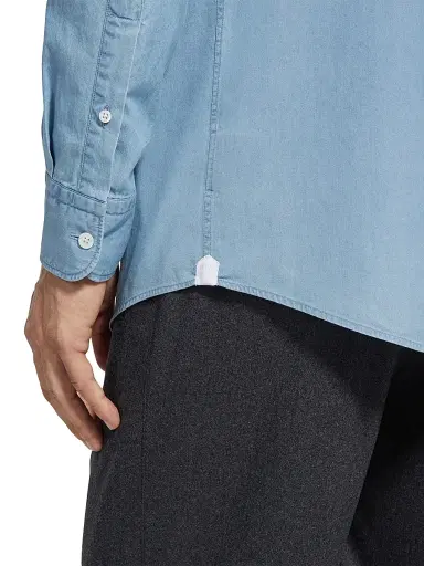 Zegna Men's Cotton Shirt - Light Blue - Size XXXL | Thumbnail 5