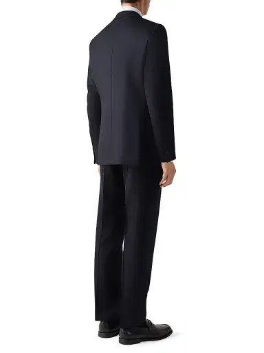 Zegna Men's Centoventimila Wool Suit - Navy Blue - Size 50 | Thumbnail 3