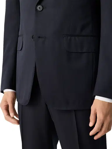 Zegna Men's Centoventimila Wool Suit - Navy Blue - Size 50 | Thumbnail 5