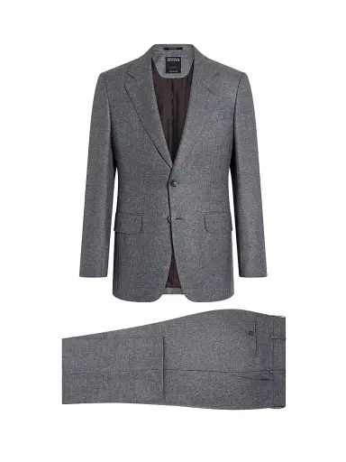Zegna Men's Oasi Cashmere Suit - Grey - Size 48 | Thumbnail 2