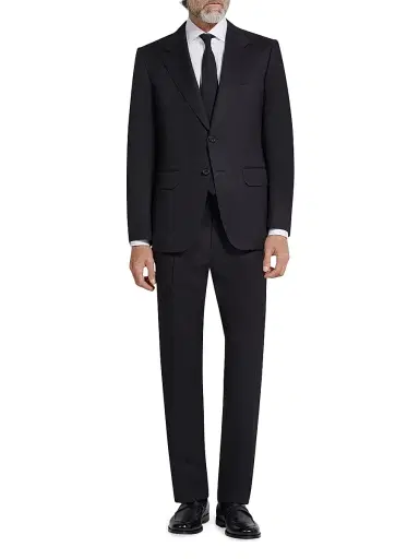 Zegna Men's Micro-Striped Centoventimila Cotton Shirt - White - Size 18.5 | Thumbnail 5