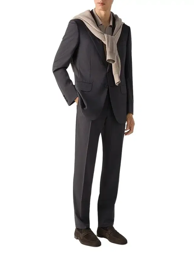 ZEGNA Men's Centoventimila Wool Suit - Grey