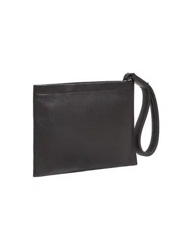 ZEGNA Men's Secondskin Pouch - Dark Brown | Thumbnail 4