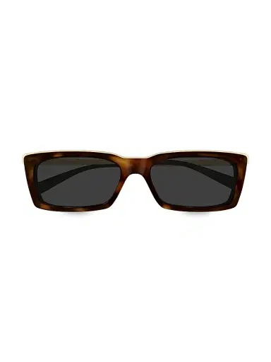 Saint Laurent Women's 57MM Rectangular Metal Sunglasses | Thumbnail 2 Saint Laurent Women's 57MM Rectangular Metal Sunglasses | Thumbnail 2