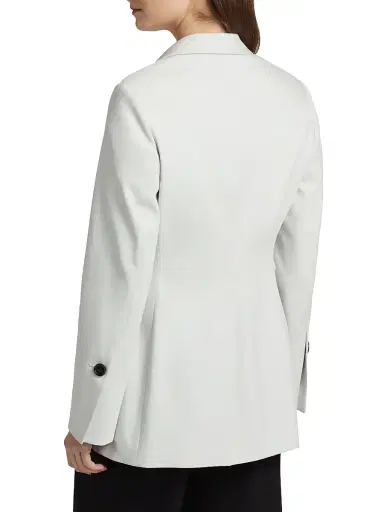 Proenza Schouler Women's Eva Cotton Single-Breasted Jacket - Pale Grey | Thumbnail 5