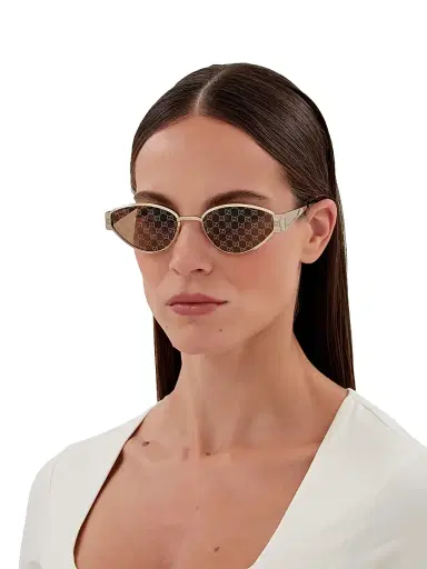 Gucci Women's Guccissima 55MM Geometric Sunglasses | Thumbnail 2 Gucci Women's Guccissima 55MM Geometric Sunglasses | Thumbnail 2