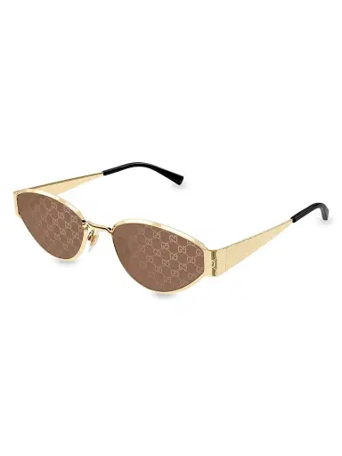 Gucci Women's Guccissima 55MM Geometric Sunglasses | Thumbnail 1 Gucci Women's Guccissima 55MM Geometric Sunglasses | Thumbnail 1