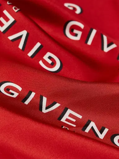 Givenchy Men's Shadow Square in Silk - Vermillon | Thumbnail 2