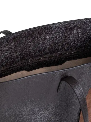 Akris Women's Ai Medium Leather Tote Bag - Mocca | Thumbnail 6 Akris Women's Ai Medium Leather Tote Bag - Mocca | Thumbnail 6