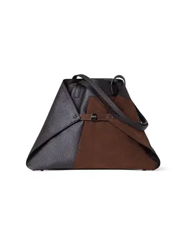 Akris Women's Ai Medium Leather Tote Bag - Mocca | Thumbnail 1 Akris Women's Ai Medium Leather Tote Bag - Mocca | Thumbnail 1