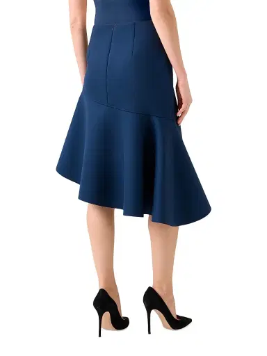 Akris Women's Neoprene Asymmetric Flared Skirt | Thumbnail 4 Akris Women's Neoprene Asymmetric Flared Skirt | Thumbnail 4