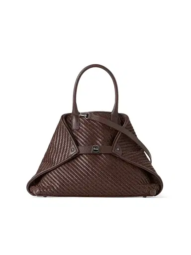 Akris Women's Ai Braided Leather Tote Bag - Chocolate | Thumbnail 1 Akris Women's Ai Braided Leather Tote Bag - Chocolate | Thumbnail 1