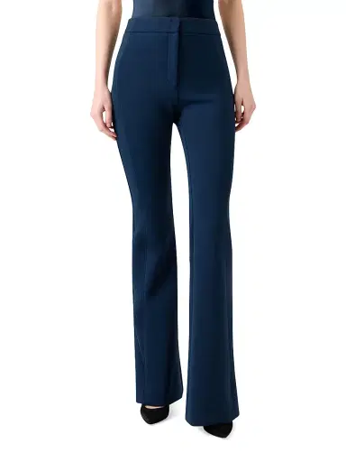 Akris Women's Faris Neoprene Bootcut Pants | Thumbnail 2 Akris Women's Faris Neoprene Bootcut Pants | Thumbnail 2
