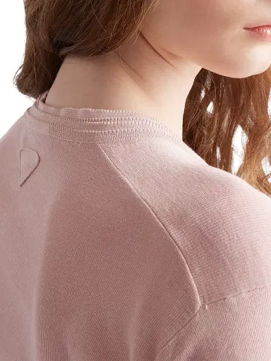 Prada Women's Cotton and Silk Knit Cardigan - Pink | Thumbnail 4