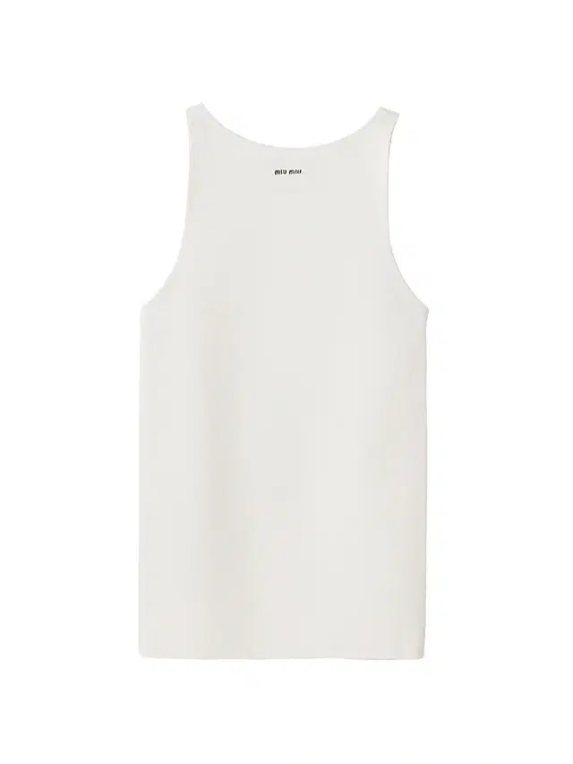 Women's Cotton Knit Tank Top - White