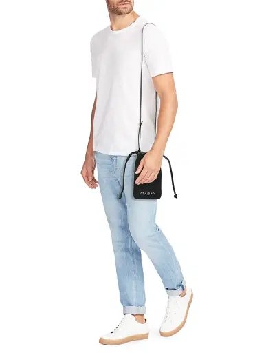 Marni Men's Leather Crossbody Phone Holder Pouch | Thumbnail 2