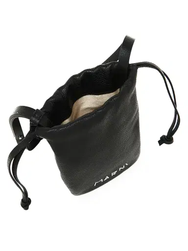 Marni Men's Leather Crossbody Phone Holder Pouch | Thumbnail 3