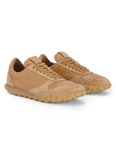 Jil Sander Men's Moon Low-Top Leather Sneakers - Cereal | Thumbnail 2 Jil Sander Men's Moon Low-Top Leather Sneakers - Cereal | Thumbnail 2
