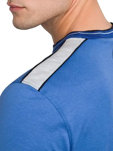 Stefano Ricci Men's Silk and Cotton Crewneck Sweater - Blue - Size 50 | Thumbnail 5 Stefano Ricci Men's Silk and Cotton Crewneck Sweater - Blue - Size 50 | Thumbnail 5