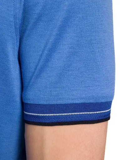 Stefano Ricci Men's Silk and Cotton Crewneck Sweater - Blue - Size 50 | Thumbnail 6 Stefano Ricci Men's Silk and Cotton Crewneck Sweater - Blue - Size 50 | Thumbnail 6