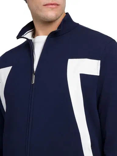 Stefano Ricci Men's Cotton Blend Jogging Blouson Sweater | Thumbnail 4 Stefano Ricci Men's Cotton Blend Jogging Blouson Sweater | Thumbnail 4