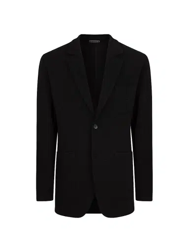 Stefano Ricci Men's Silk and Cotton Knit Jacket - Black - Size 52 | Thumbnail 2
