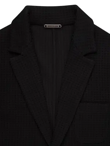 Stefano Ricci Men's Silk and Cotton Knit Jacket - Black - Size 52 | Thumbnail 5