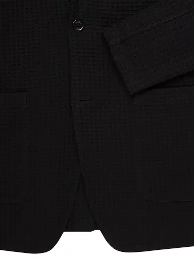 Stefano Ricci Men's Silk and Cotton Knit Jacket - Black - Size 52 | Thumbnail 6