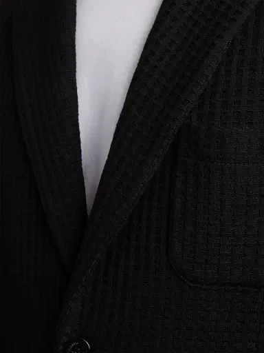 Stefano Ricci Men's Silk and Cotton Knit Jacket - Black - Size 52 | Thumbnail 7