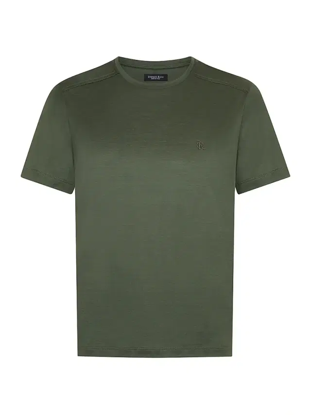 Men's Cotton T-Shirt - Dark Green