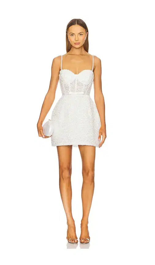 Nadine Merabi Tulip Mini Dress