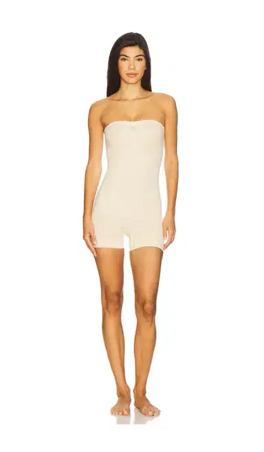 Skims Seamless Sculpt Strapless Shortie Bodysuit | Thumbnail 1