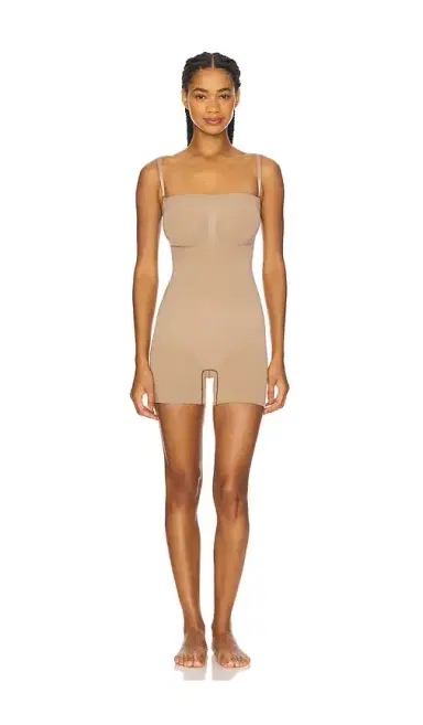 Skims Seamless Sculpt Strapless Shortie Bodysuit | Thumbnail 2