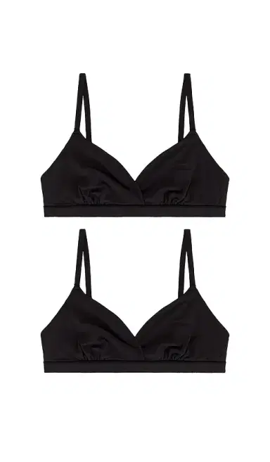 SKIMS Fits Everybody Crossover Bralette 2 Pack | Thumbnail 1